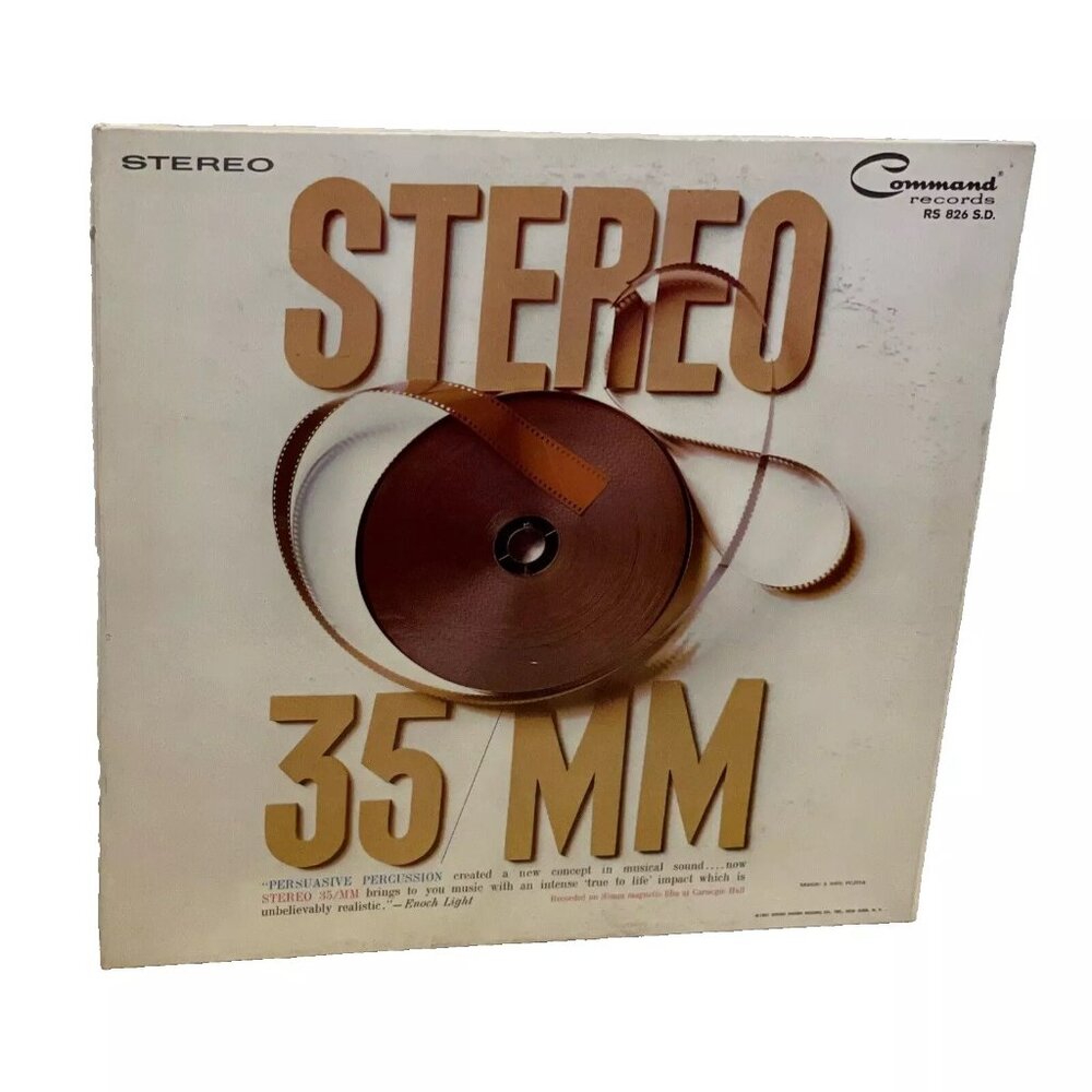 Enoch Light And His Orchestra Stereo 35 MM (Vinyl, 1961) Command RS 826 SD Good